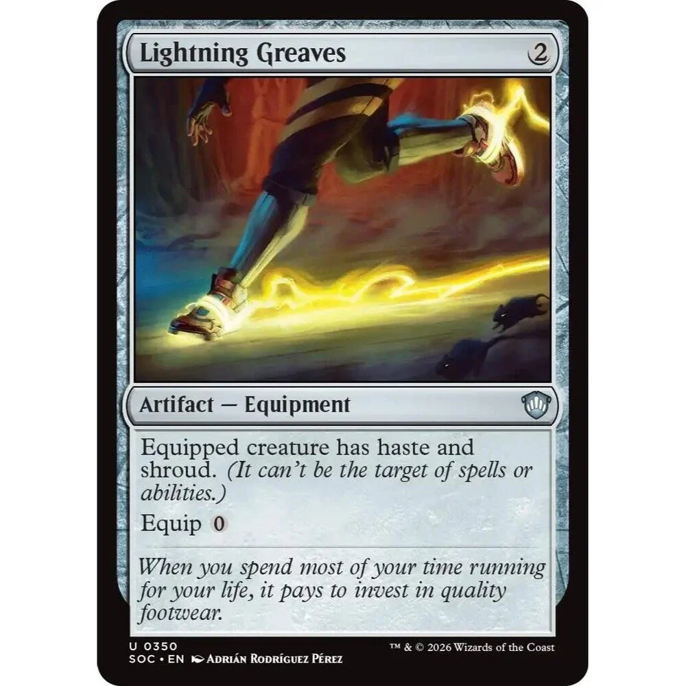 Lightning Greaves | SOC | 350 | NM/Uncommon | 060-SOC